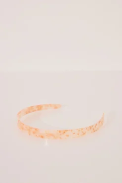 Diadema acetato naranja