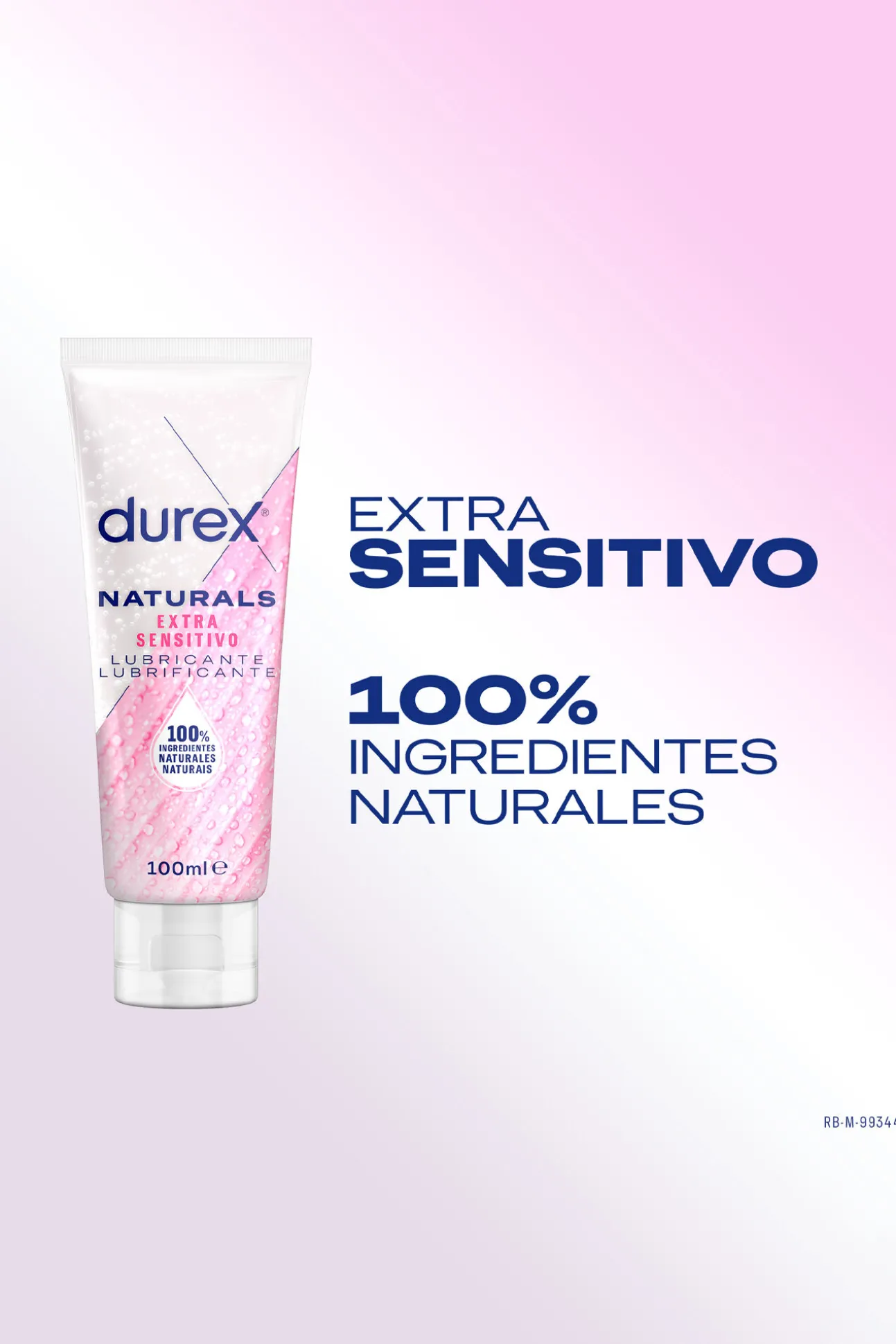 Durex Lubricante Naturals Extra Sensitivo 100 ml