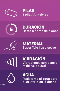 Durex Vibrador Intense Orgasmic Pure Fantasy