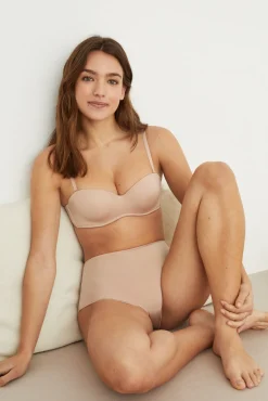 ELEGANT Sujetador sin tirantes microfibra