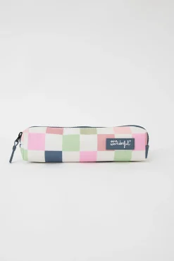 Estuche - Estampado a cuadros