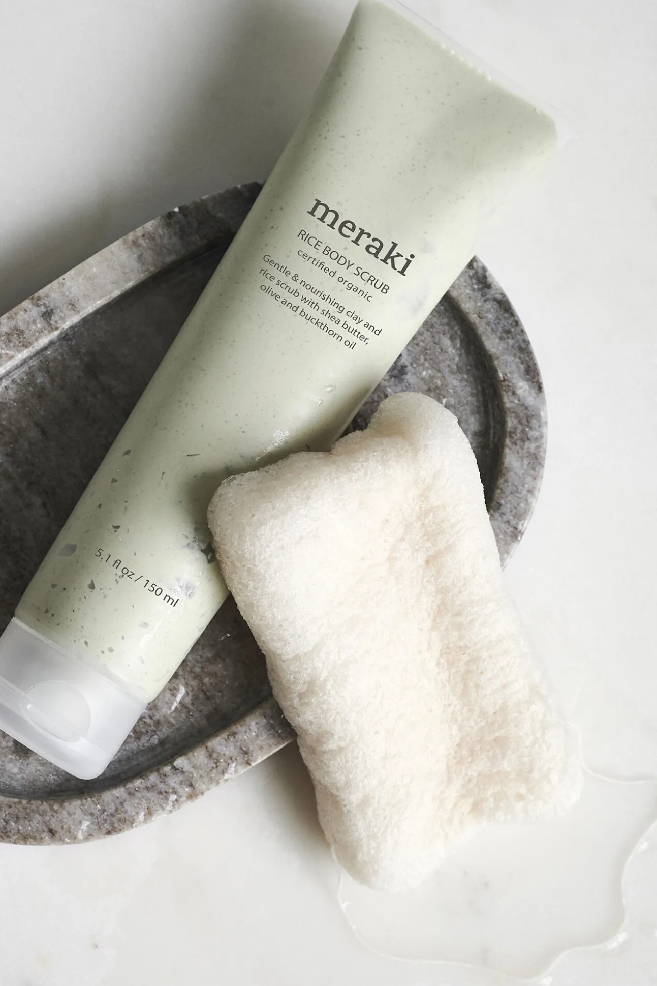 Exfoliante corporal de arroz
