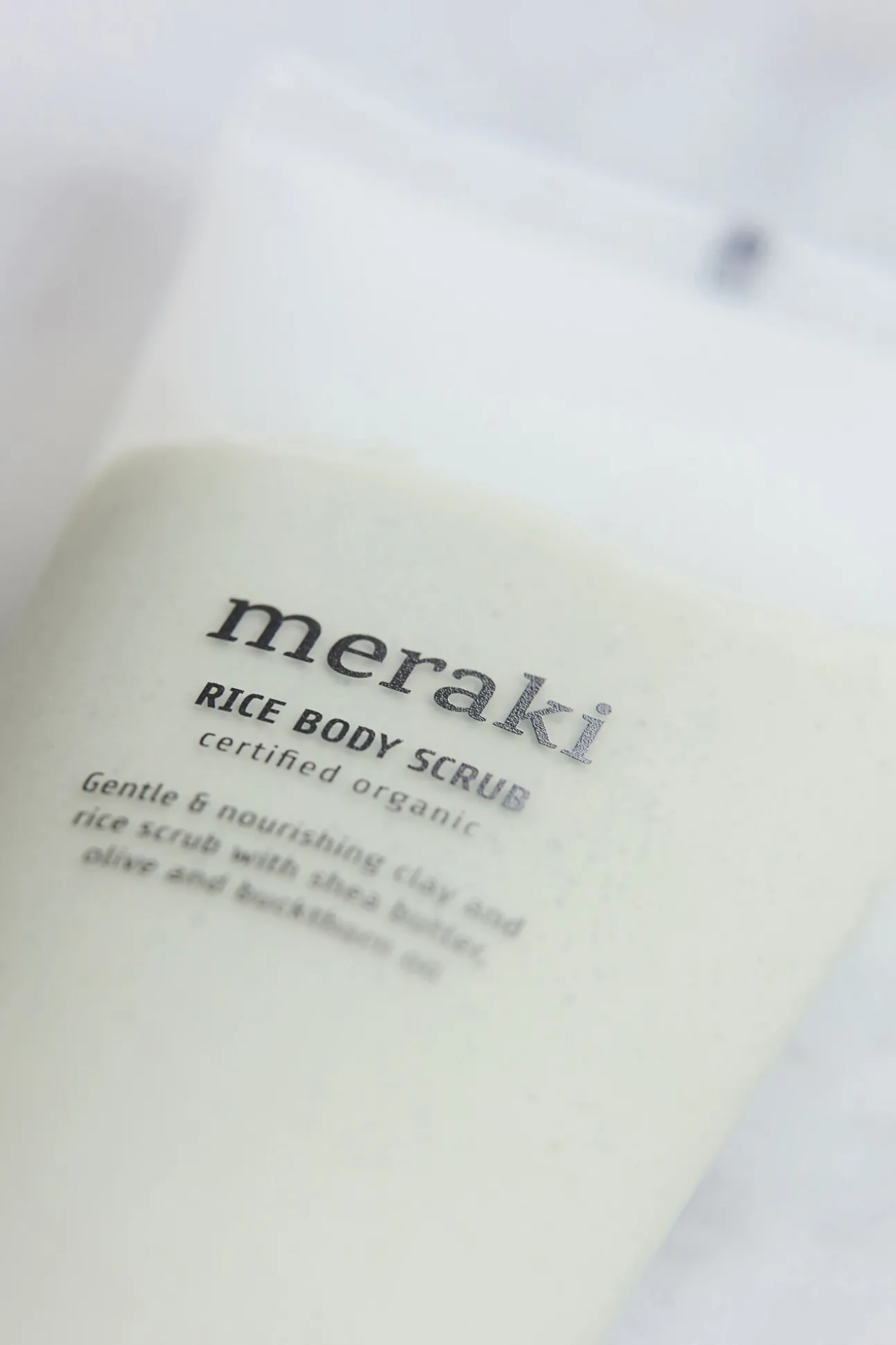 Exfoliante corporal de arroz