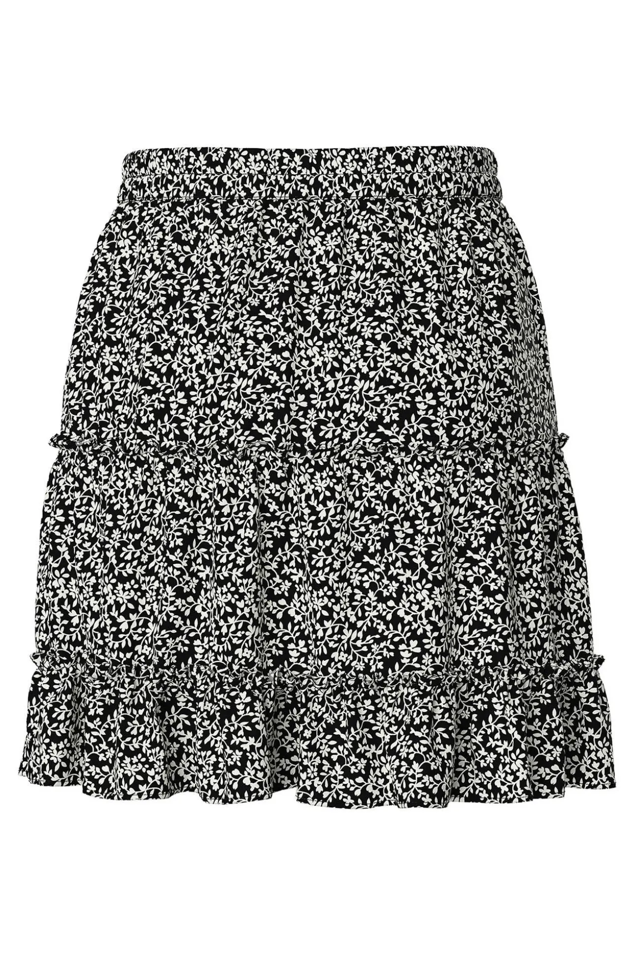 Falda corta de flores