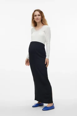 Falda larga maternity