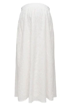 Falda midi cintura elástica maternity