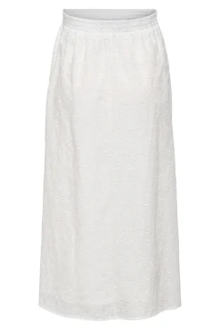 Falda midi cintura elástica maternity