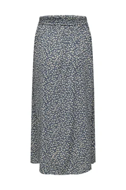 Falda midi estampado floral premamá