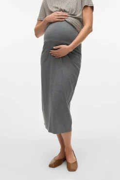 Falda midi maternity
