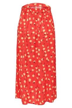 Falda midi maternity
