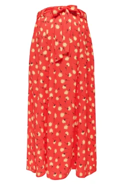 Falda midi maternity
