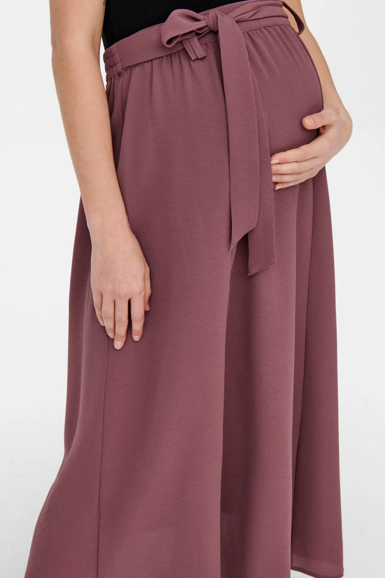 Falda midi maternity