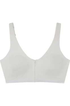FANTASTIC Sujetador halter postoperatorio algodón blanco
