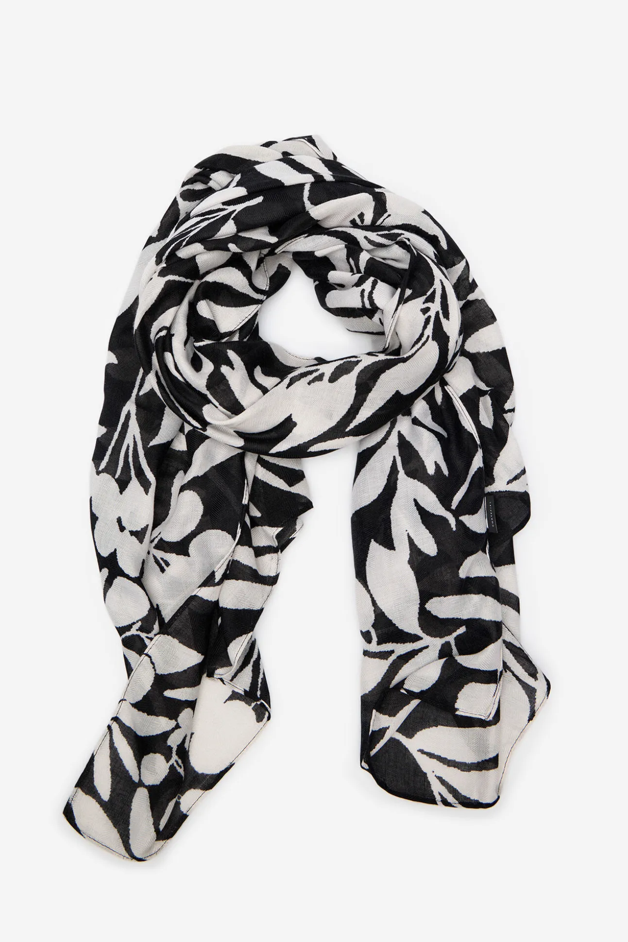 Fular floral bicolor