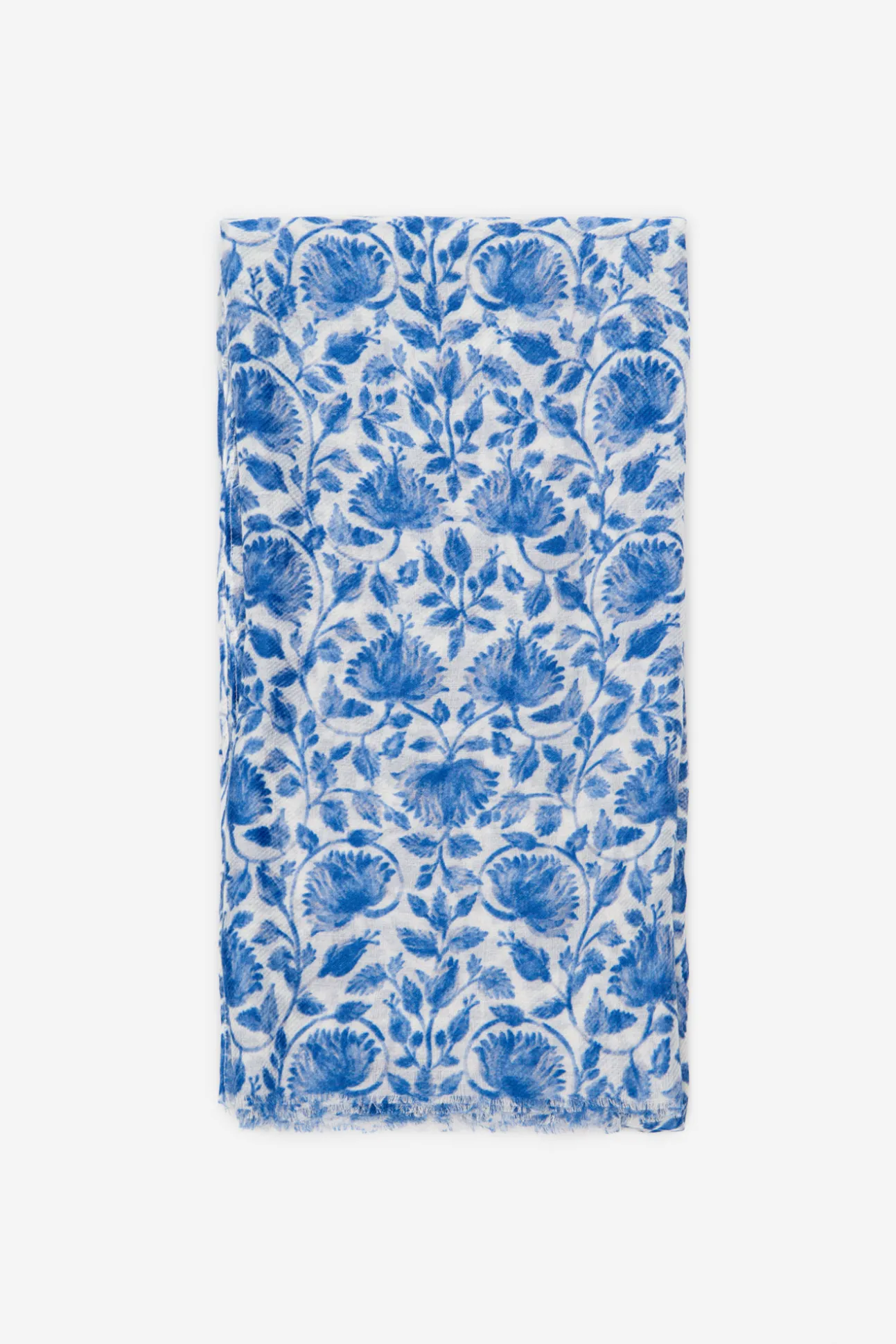 Fular floral bicolor