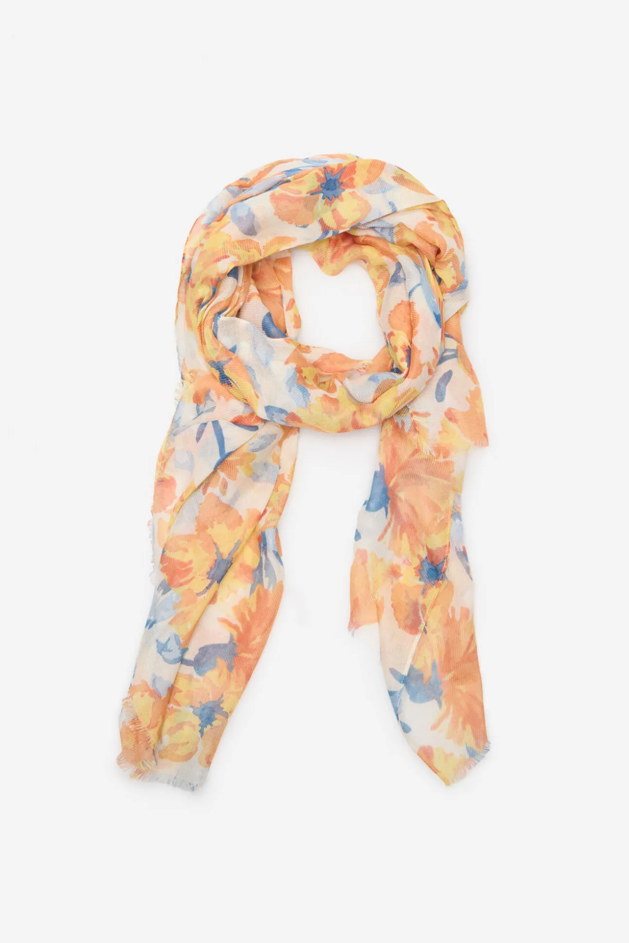 Fular floral multicolor