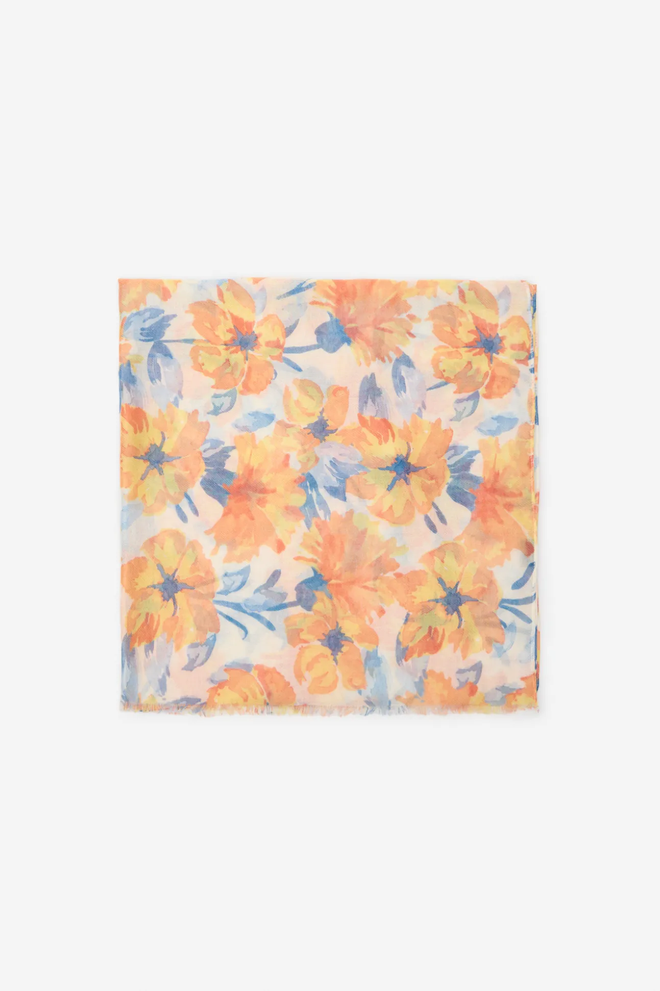 Fular floral multicolor