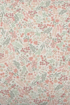 Funda almohada algodón flores