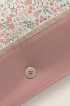 Funda almohada algodón flores