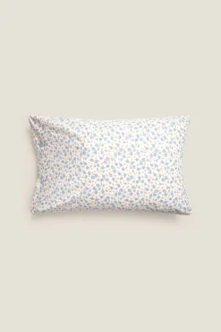 Funda almohada algodón flores