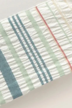 Funda almohada rayas seersucker