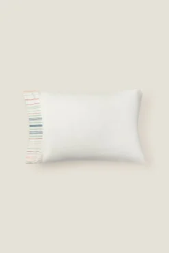 Funda almohada rayas seersucker