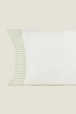 Funda almohada rayas seersucker