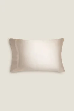 Funda almohada seda y satén