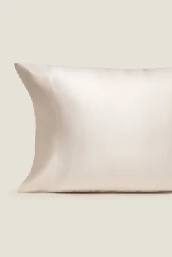 Funda almohada seda y satén