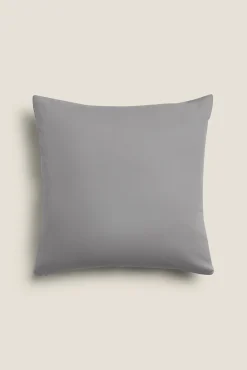Funda cojín algodón percal bicolor 55x55cm.