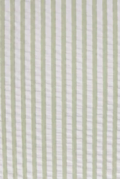 Funda cojín rayas seersucker