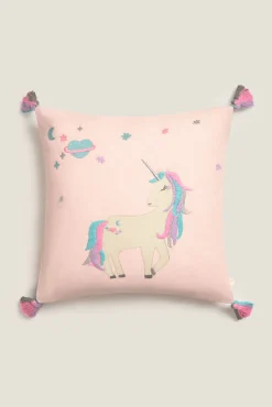 Funda cojín unicornio