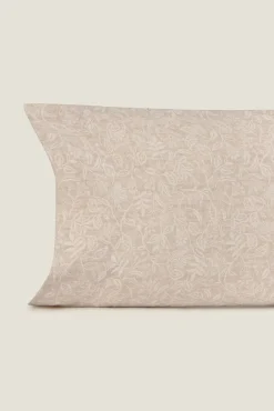 Funda de almohada estructura flores