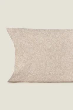 Funda de almohada estructura flores
