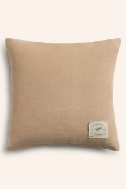 Funda de cojín beige Gavema
