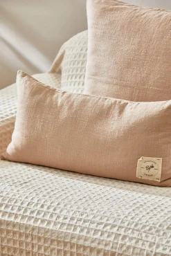 Funda de cojín beige Gavema