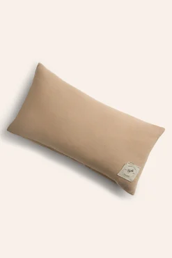 Funda de cojín beige Gavema