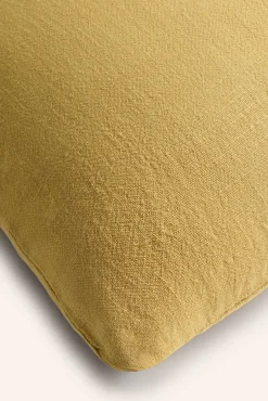 Funda de cojín mostaza Gavema