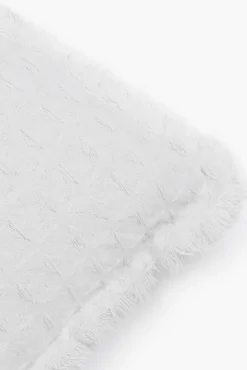 Funda de cojín Panal 60x60 Blanco