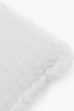 Funda de cojín Panal 45x45 Blanco