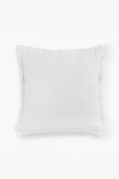 Funda de cojín Panal 45x45 Blanco
