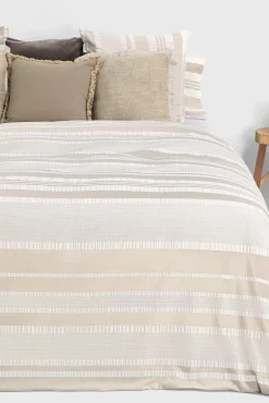 Funda nórdica algodón rayas. Cama 180-200cm.