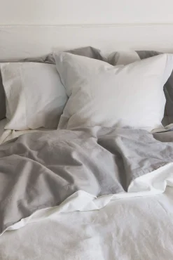 Funda nórdica lino algodón reversible. Cama 135-140cm.
