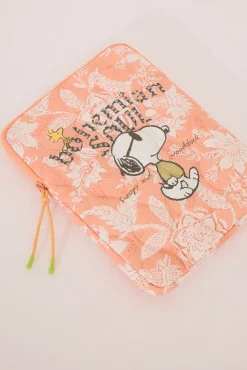 Funda tablet Snoopy nylon acolchado