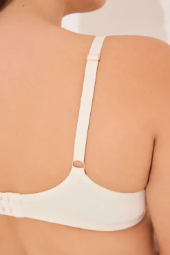 GORGEOUS Sujetador push up encaje y micro marfil