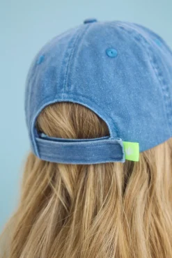 Gorra algodón ajustable azul