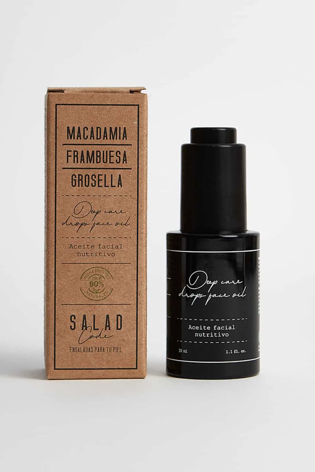 Gotas de aceite facial cuidado profundo