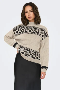 Jersey de punto con cenefa