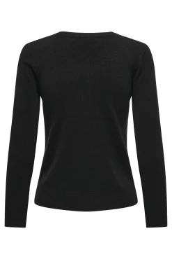 Jersey de punto fino con encaje