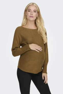 Jersey de punto premamá mangas abullonadas